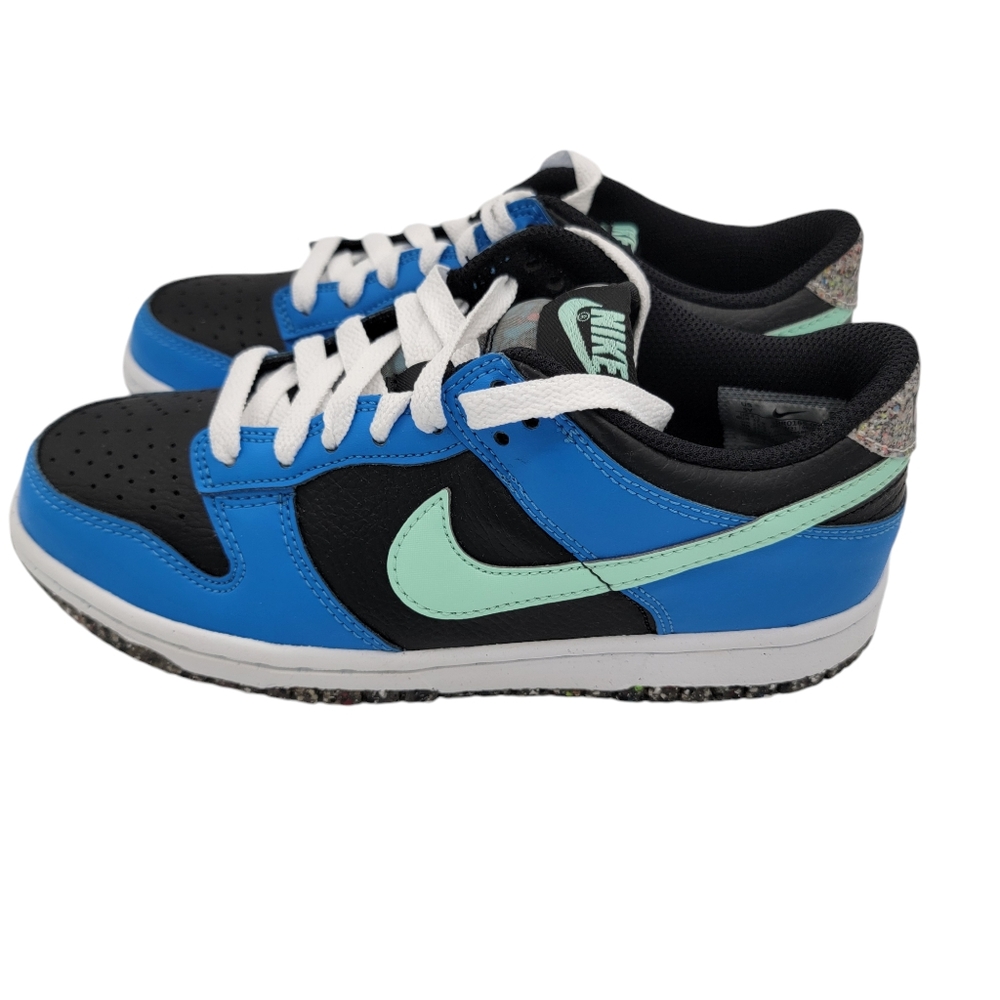 Nike Dunk Low SE Crater Photo Blue Black Light Mint Foam GS 5Y = size 7